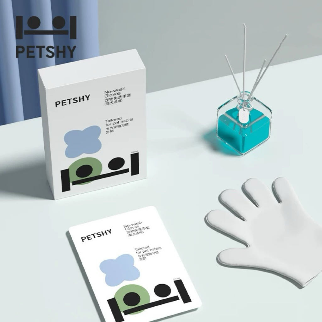 PETSHY Body Cleaning Glove Wipes | Shortie Friends