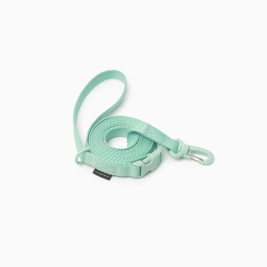 Inherent Macaron Hands Free Dog Leash - Beige | Lemon | Green | Lavender | Pink | Coral | Blue - Shortie Friends