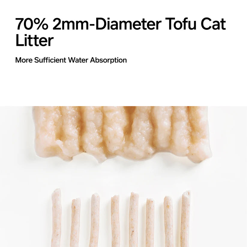 PIDAN Original Tofu Cat Litter (70% 2mm + 30% 1.5mm) | Shortie Friends