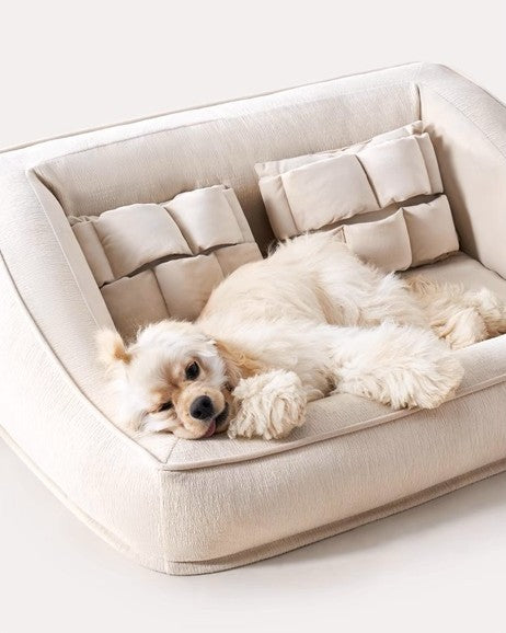 Pure Sleep All Season Pet Sofa Bed With Pillows | Shortie Friends