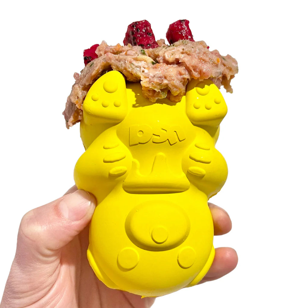 Sodapup Honey Bear Treat Dispenser - Yellow | Shortie Friends