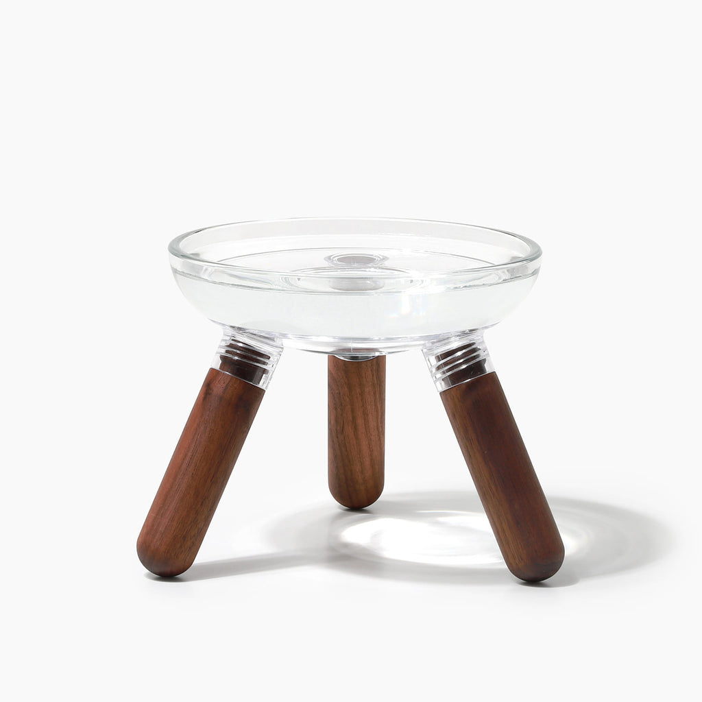 INHERENT Oreo Glass Walnut Tall