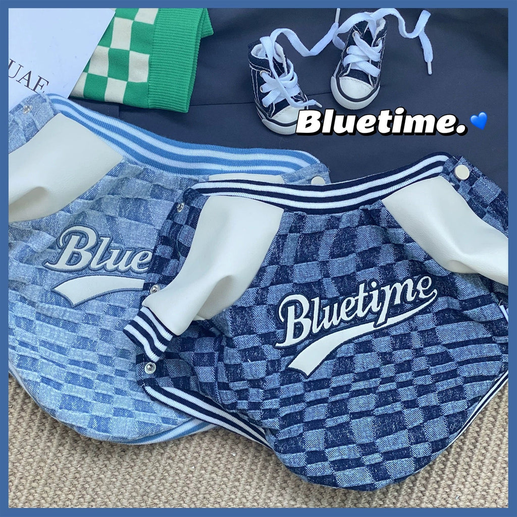 Bluetime Jeans Baseball Jacket - Shortie Friends