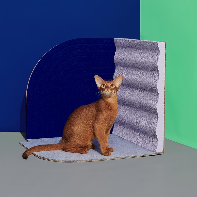 purrre 3 dimensional cat scratcher