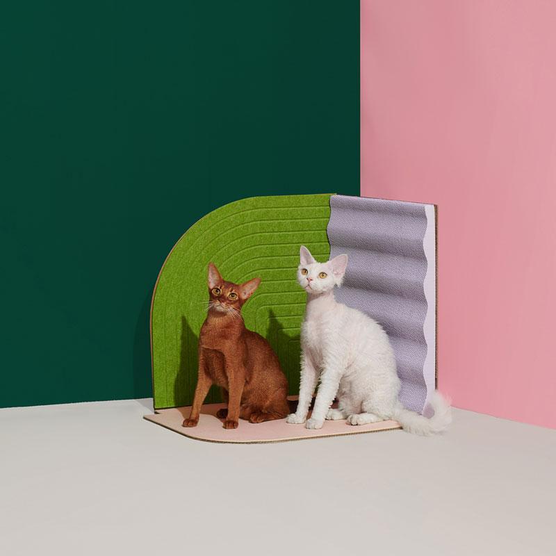 purrre 3 dimensional cat scratcher